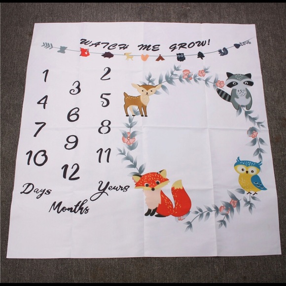 Other - Milestone Baby Animal Photo Backdrop